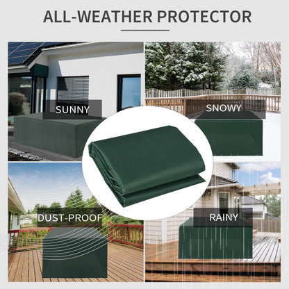 255x142cm Outdoor Garden Rattan Furniture Protective Cover Water UV Resistant