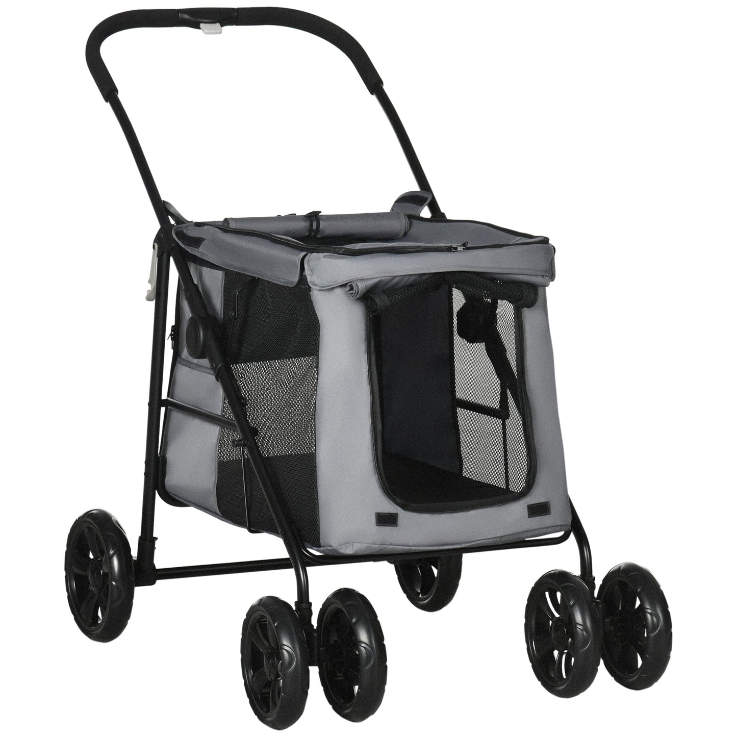 PawHut One-Click Foldable Pet Stroller