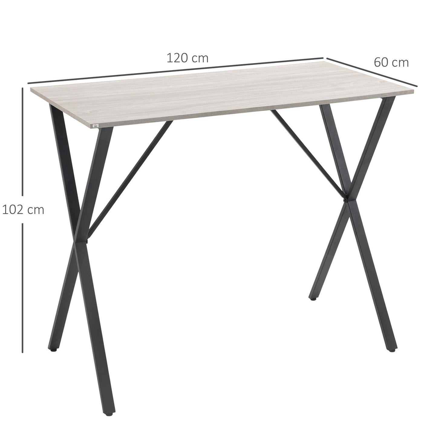 120 cm Rectangular Bar Table for 4 People