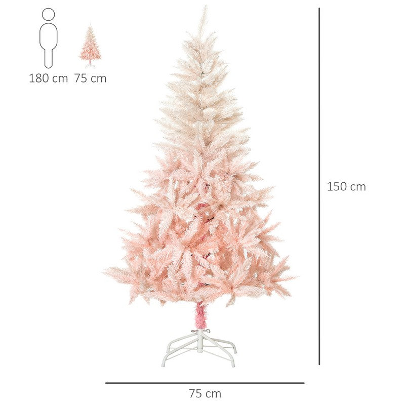 5 Foot Christmas Tree Artificial - Pink 450 Tips