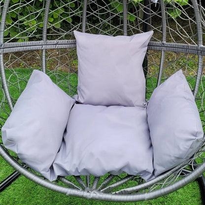 Raven Enchanted Plain Garden Hammock Egg Chair by Raven with Grey Cushions