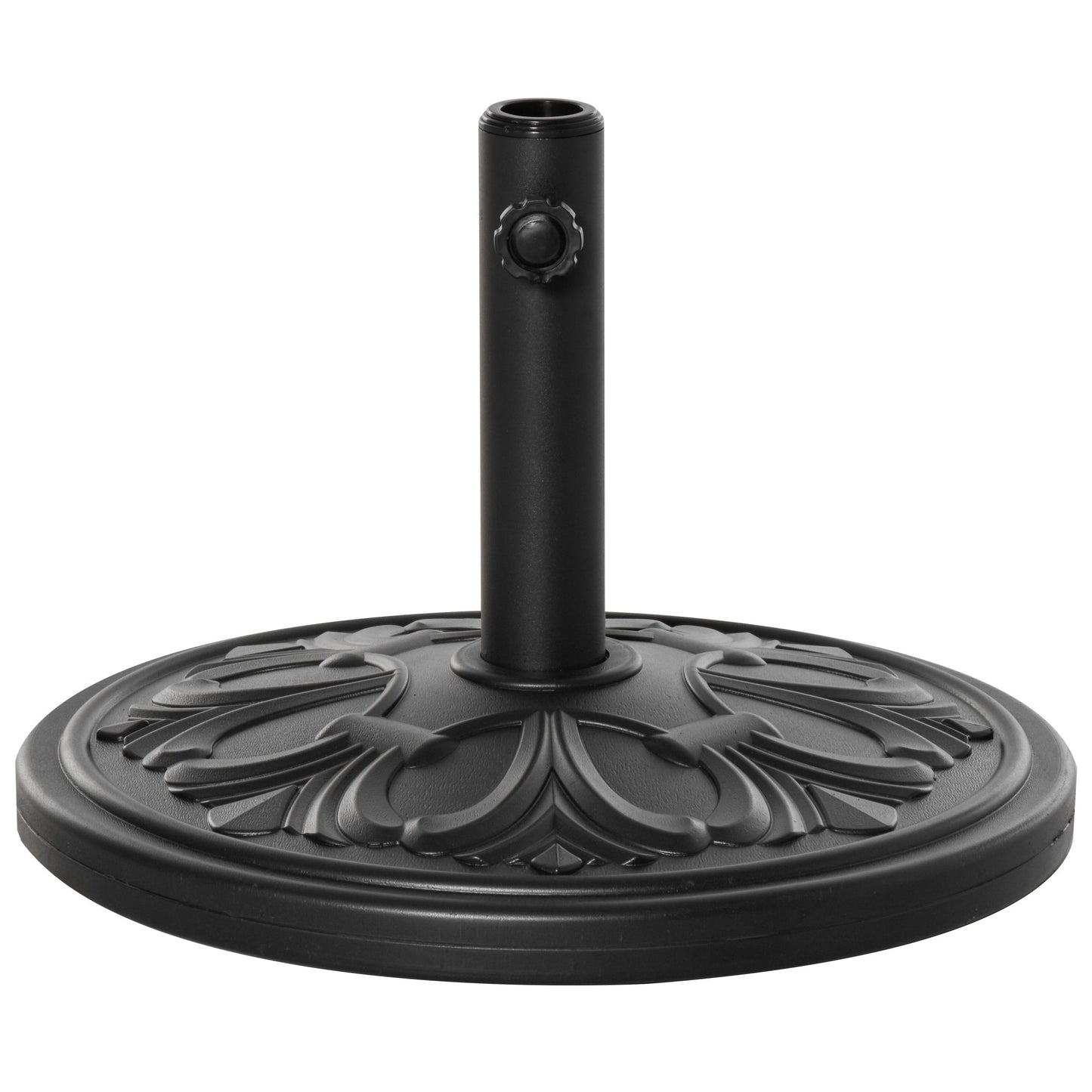 13kg Round Parasol Base Sun Umbrella Weight Stand Holder Patio Outdoor Garden Black