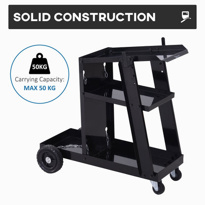 DURHAND Welding Cart for Tanks Gas Bottles