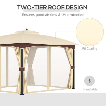 4 x 3M Patio Metal Gazebo