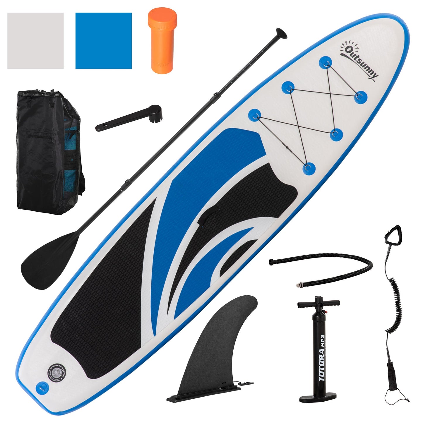 10.6' x 32" x 6" Inflatable Stand Up Paddle Board