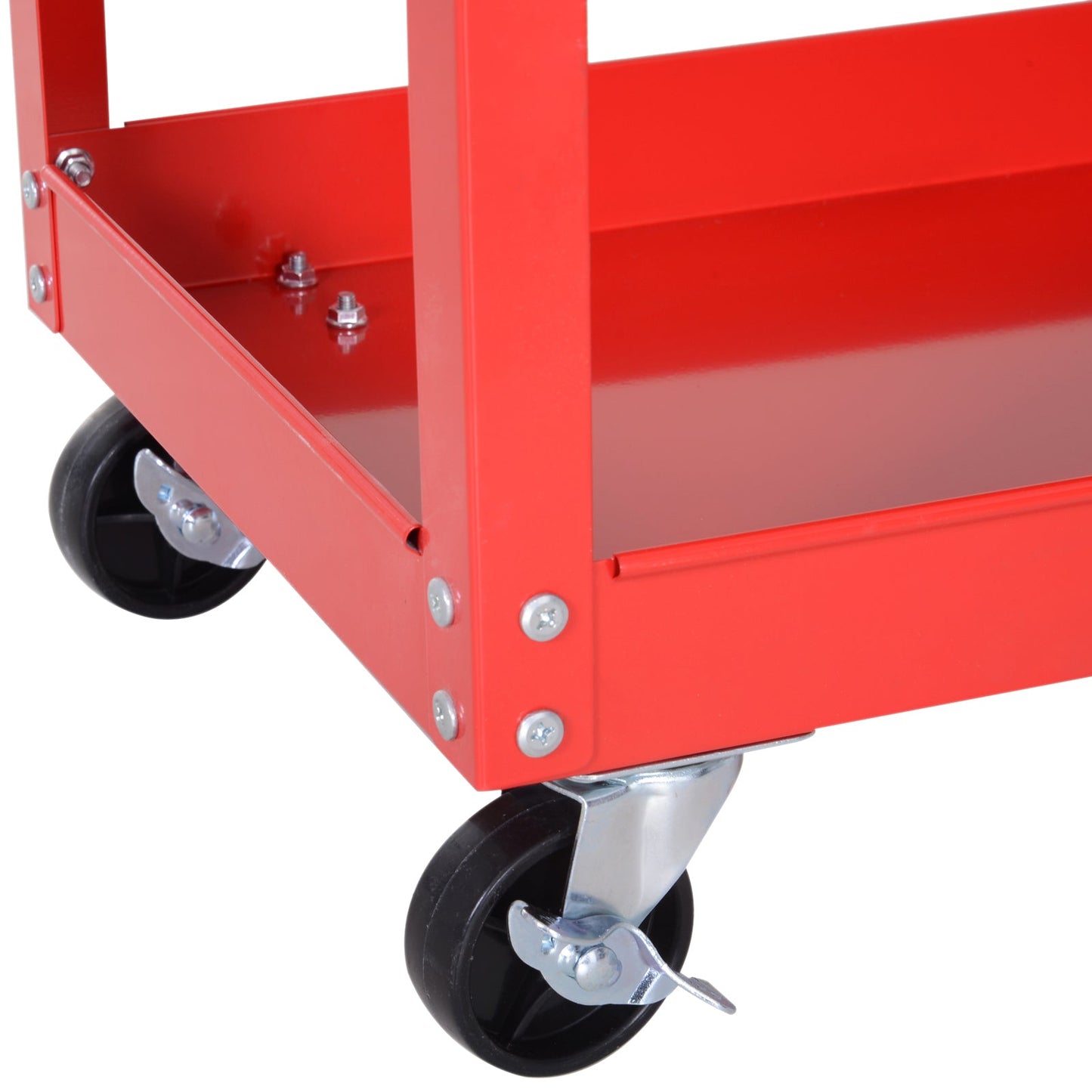 DURHAND 3-Tier Tool Trolley Tool Storage Cart