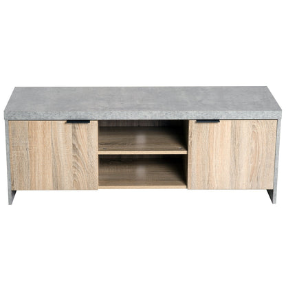 Marble-Effect Frame TV Unit