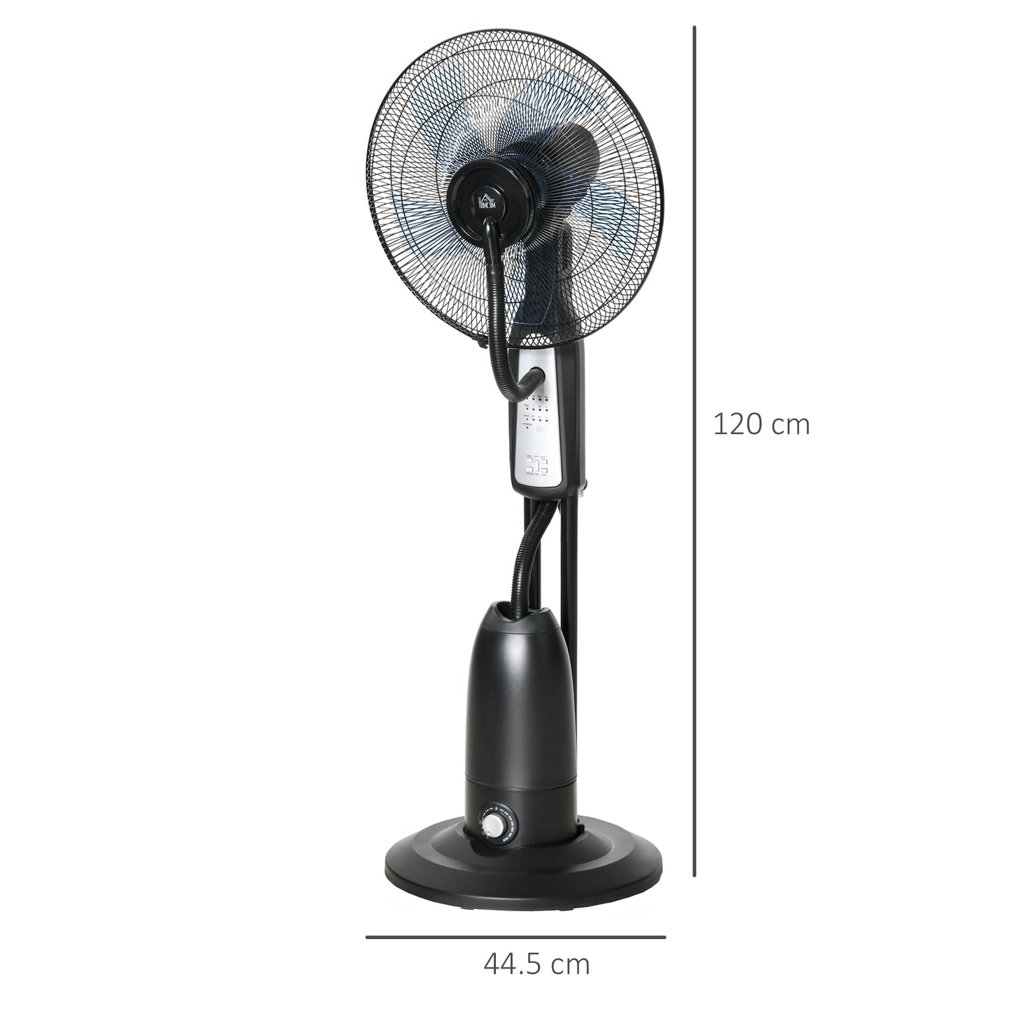 Homcom 2.8 Litre Water Mist Fan With Remote