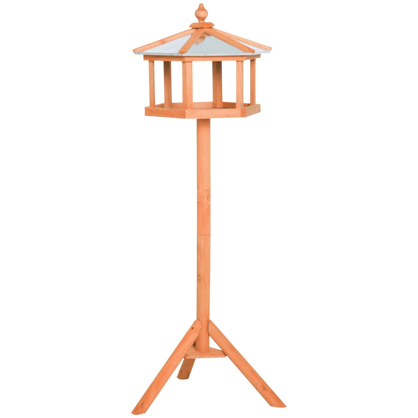 Bejing 113cm Bird Table Wood Natural by Pawhut