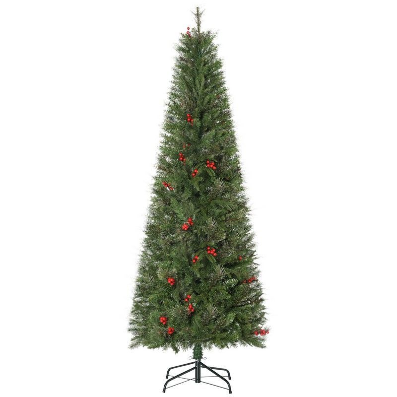 Homcom 6ft Christmas Tree Artificial - 530 Tips