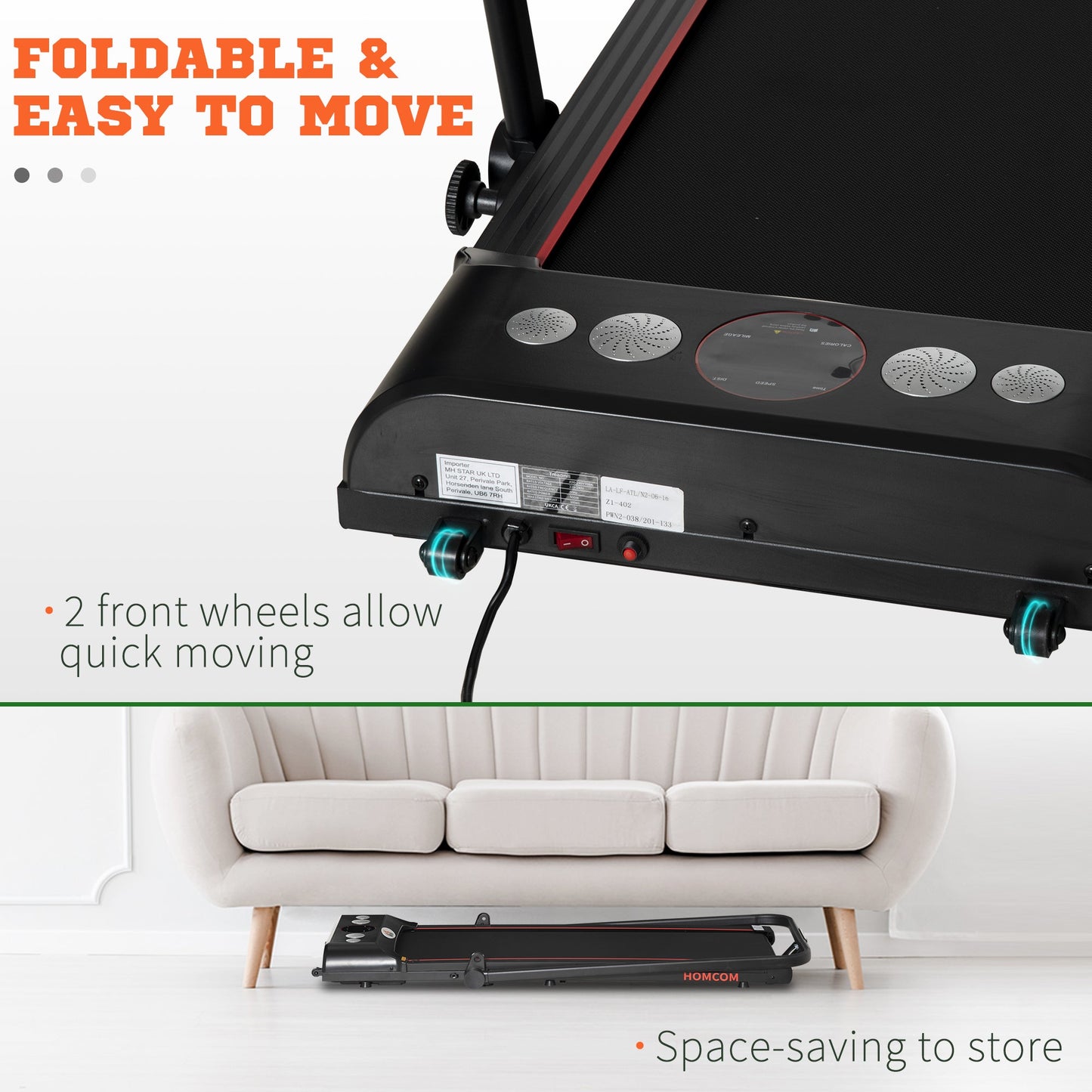 Folding Walking Treadmill for Home