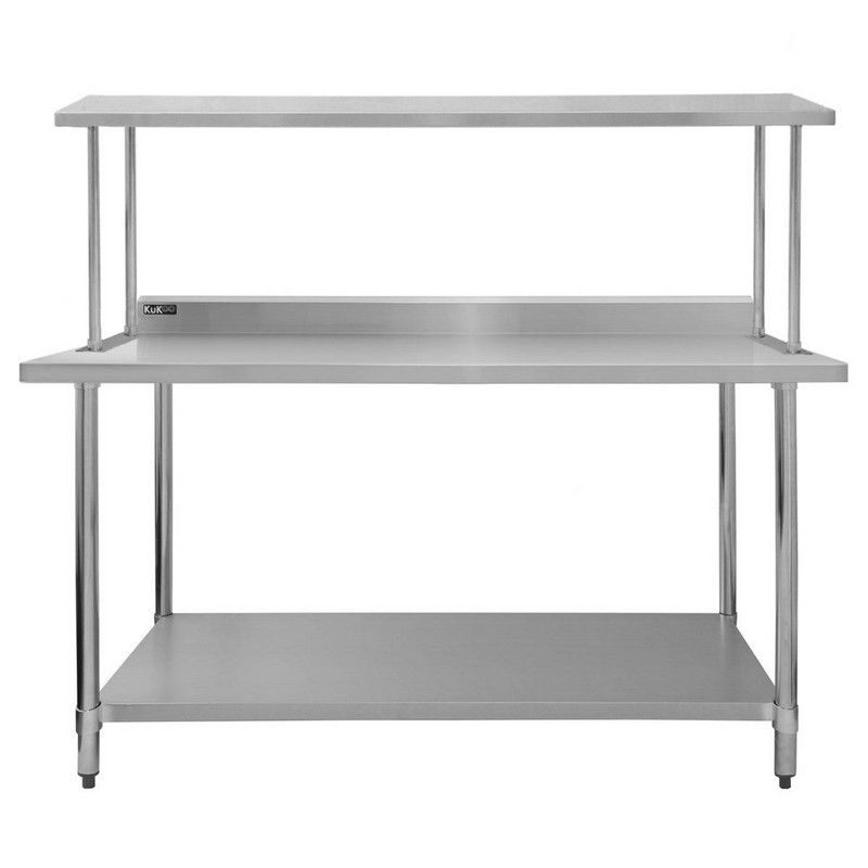 Raven Stainless Steel Workbench 150cm - Silver Catering by Raven