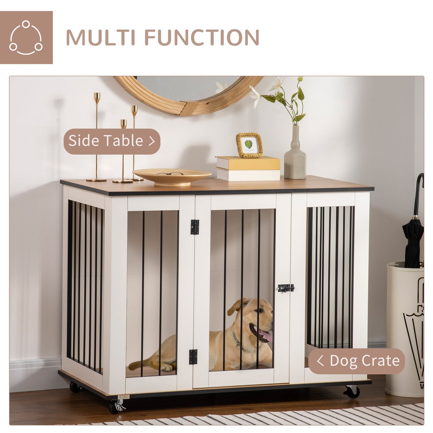 PawHut Dog Crate Furniture