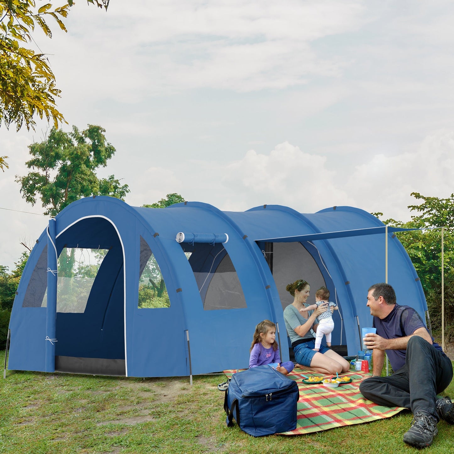 5-6 Man Tunnel Tent