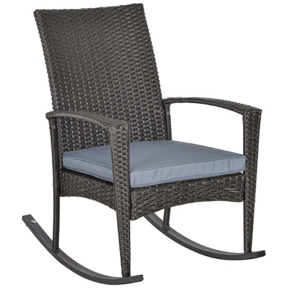 Outdoor PE Rattan Rocking Chair