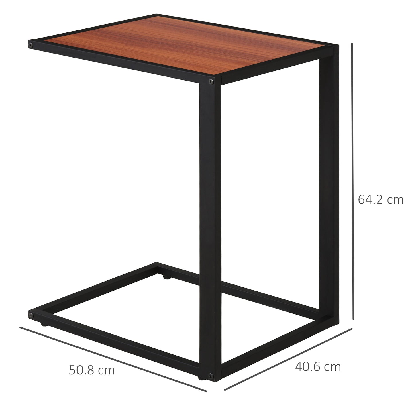 C-Shaped Side Table