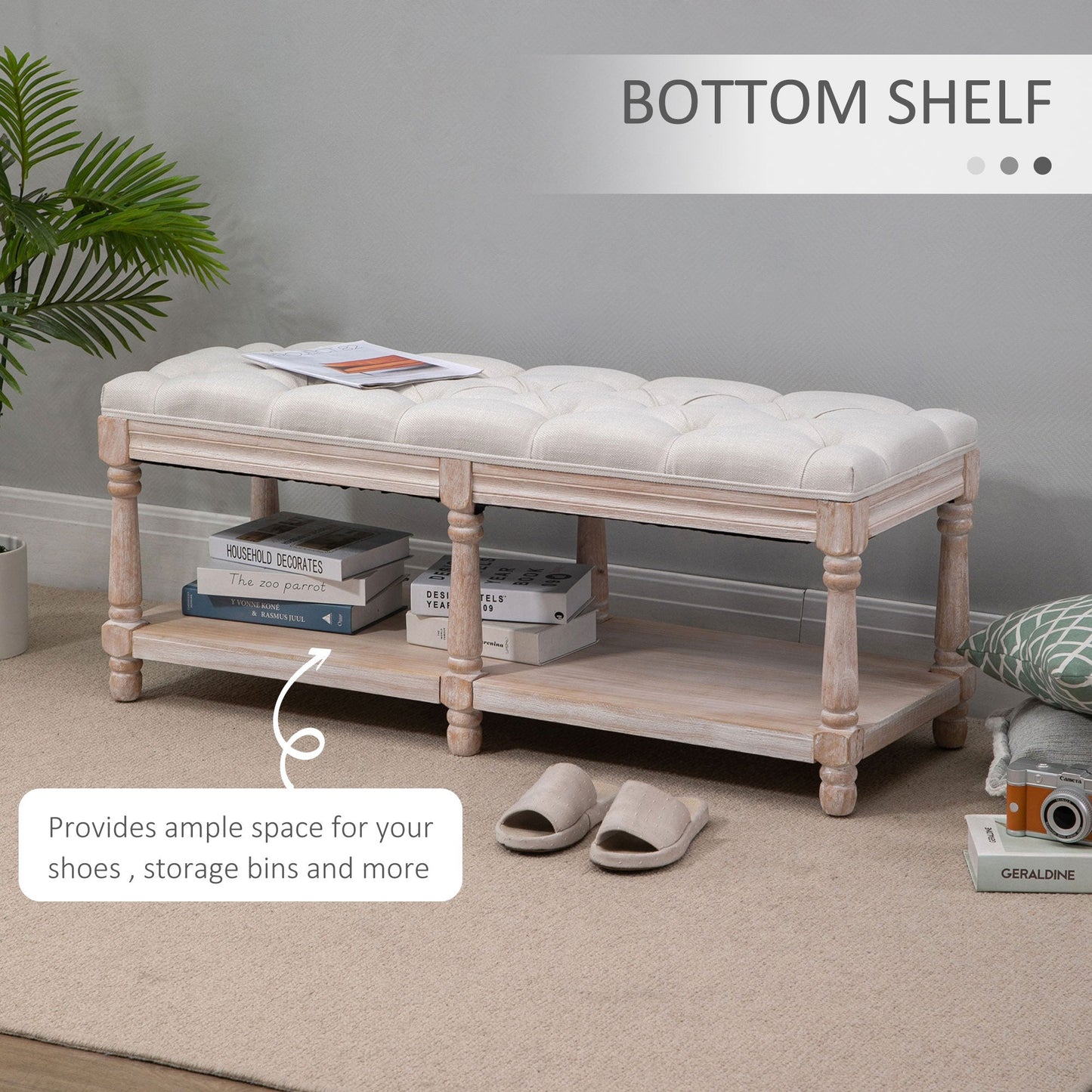 2-Tier Bed End Bench