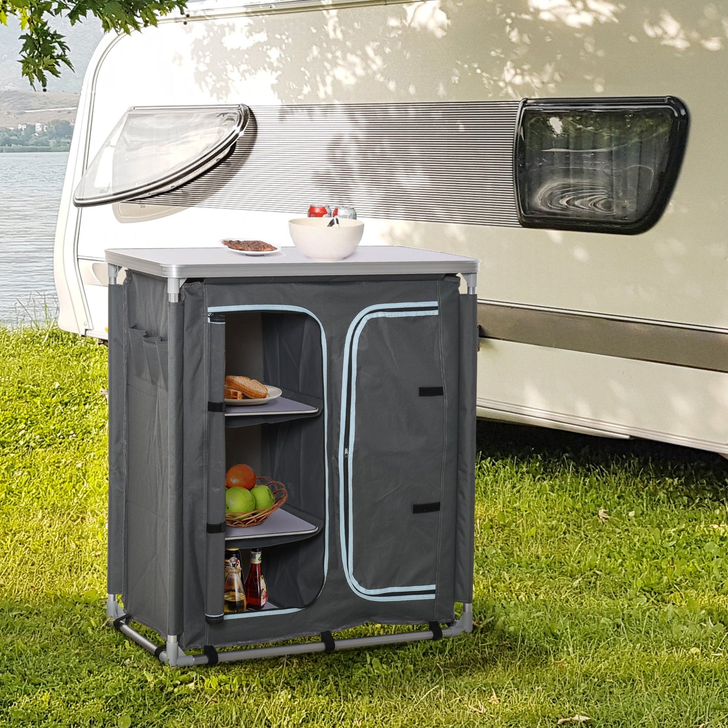 Aluminum Camping Cupboard