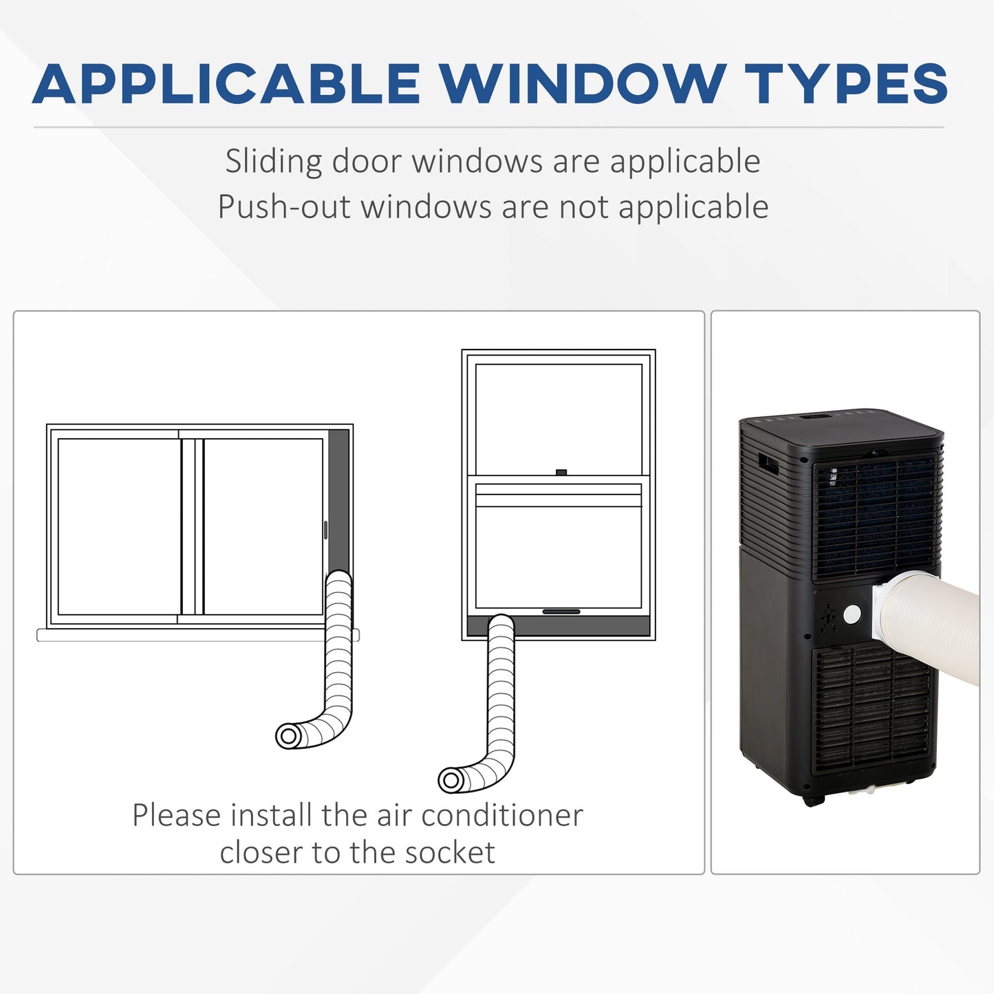 A Rated 8,000 BTU 4-In-1 Portable Dehumindifier With Remote & 24 Hour Timer