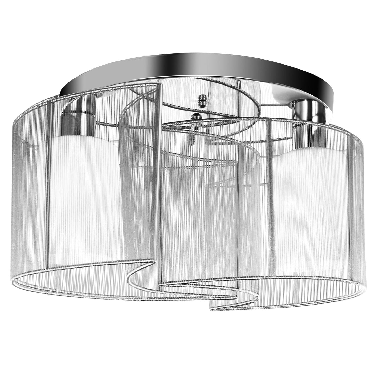 Modern Design Mini Style Flush Mount Ceiling Light with Flush Metal Finish Chandelier for Hallway