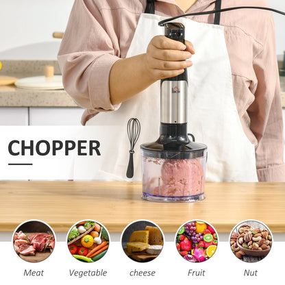 1000W 800ml Multi Speed Hand Blender Black