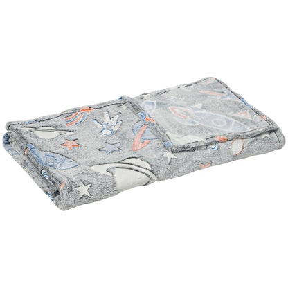 Glow in The Dark Flannel Fleece Blanket for Sofas