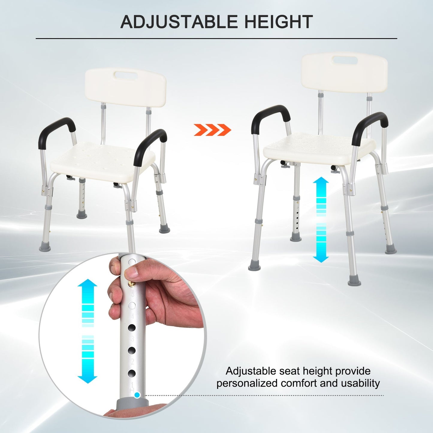 Adjustable Shower Bench