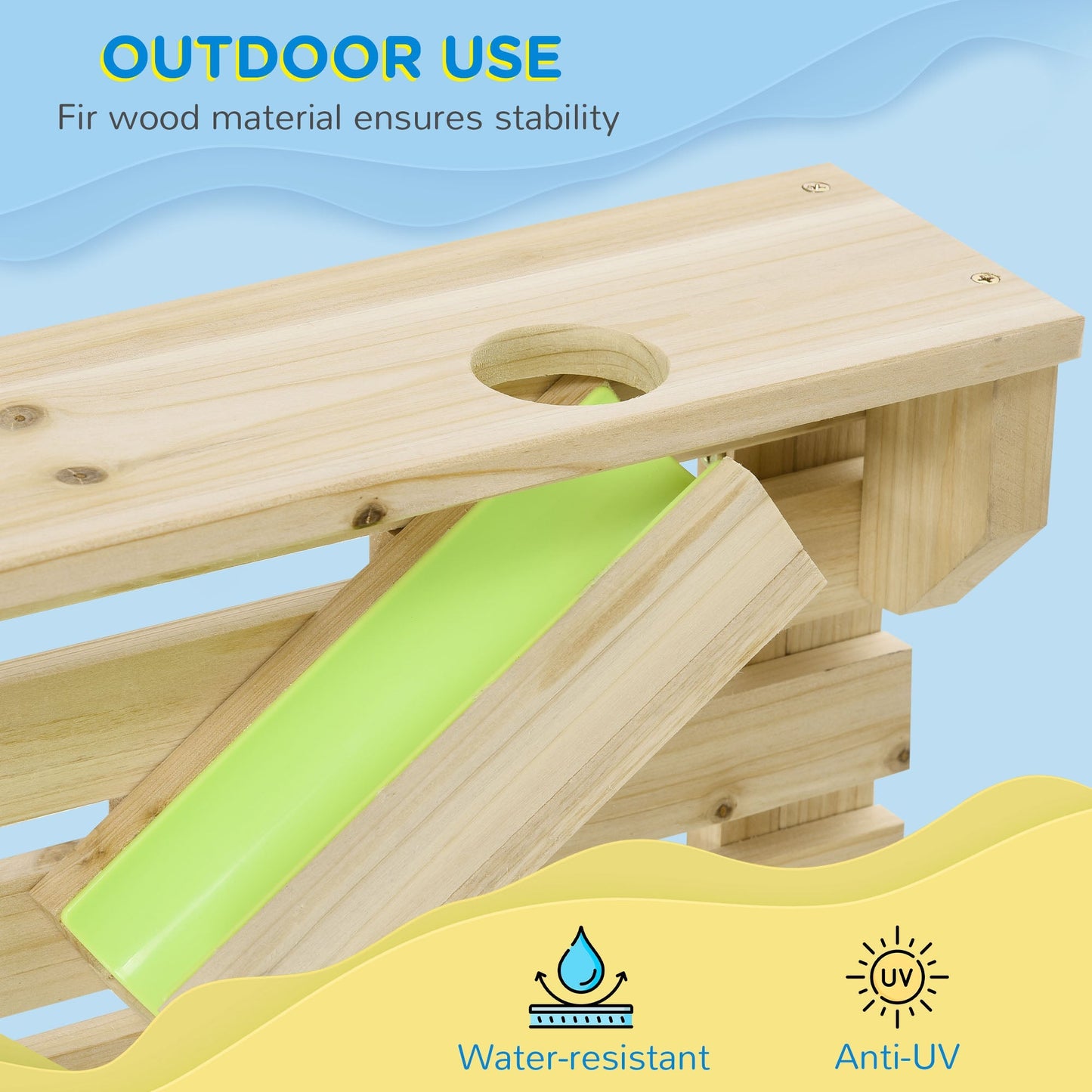 Outdoor Kids Running Water and Sand Playset