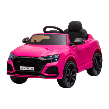 Audi RS Q8 6V Kids Electric Ride On Car Toy w/ Remote USB MP3 Bluetooth Pink