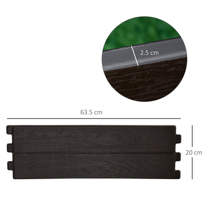 63.5 cm x 2.5 cm x 20 cm Raise Garden Bed Kit