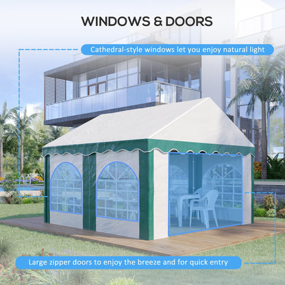 4 x 4m Garden Gazebo with Sides