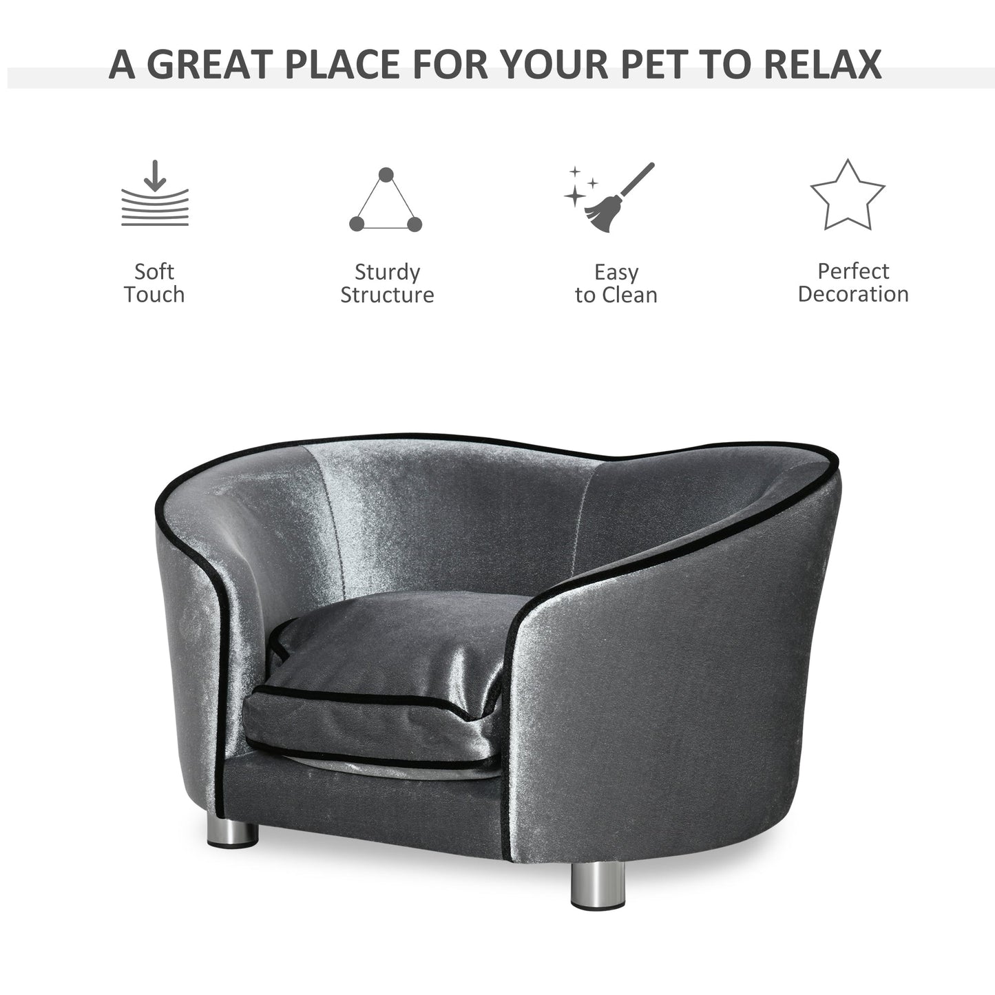 PawHut Pet Sofa Couch