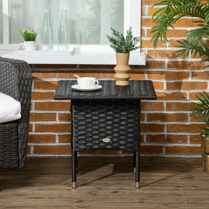 Rattan Side Table