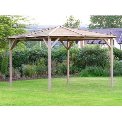 Zest Knutsford Gazebo + FREE Garden Table by Zest