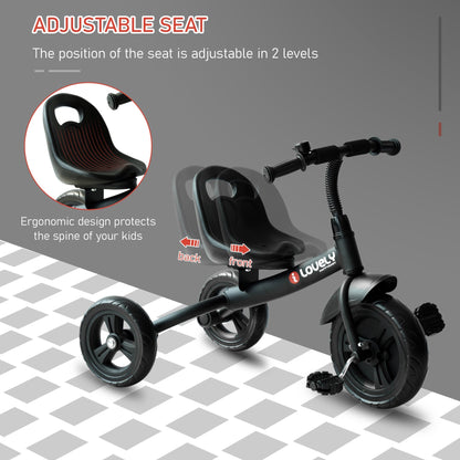 Toddler Three Wheel Plastic Trikes Black