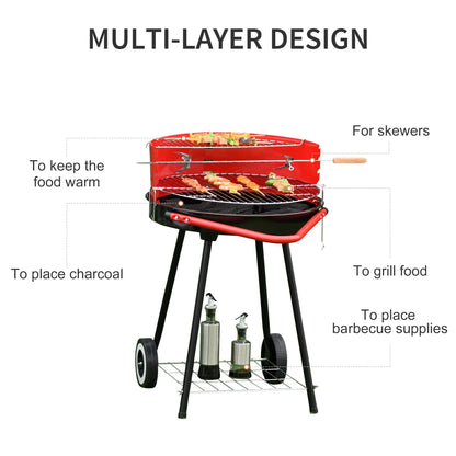 Charcoal Outdoor Barbecue Grill