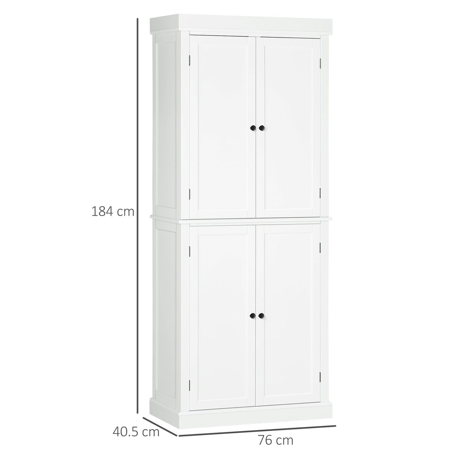 Freestanding Kitchen Cupboard with 4 Doors