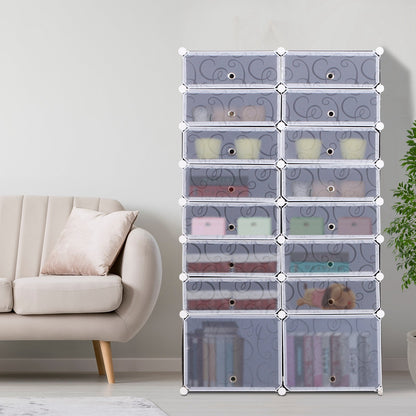 16 Cube Shoe Rack