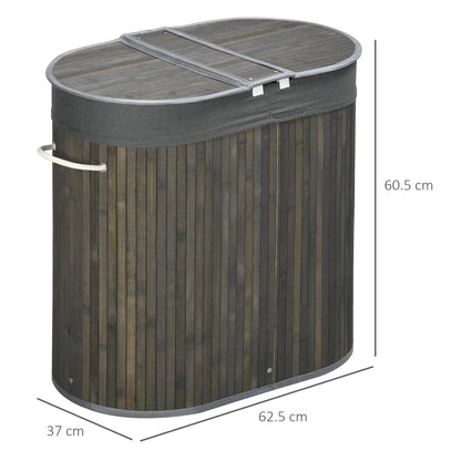 Bamboo Laundry Basket With Lid