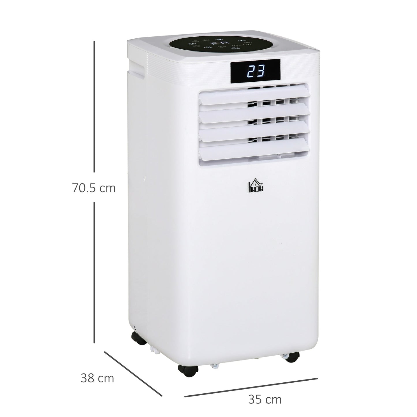 A Rated 10,000 BTU 4-In-1 Portable Dehumindifier With Remote & 24 Hour Timer