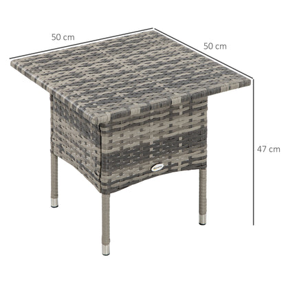 Rattan Side Table