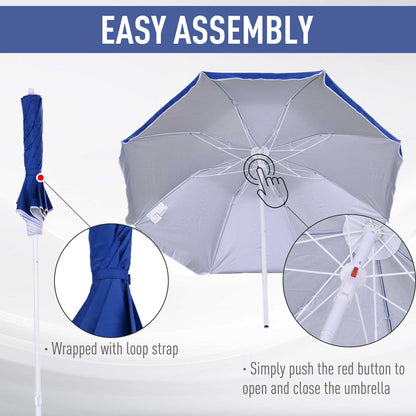 1.7m Beach Umbrella