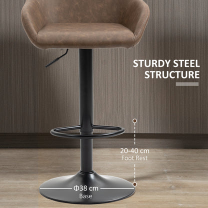 Adjustable Bar Stools Set of 2