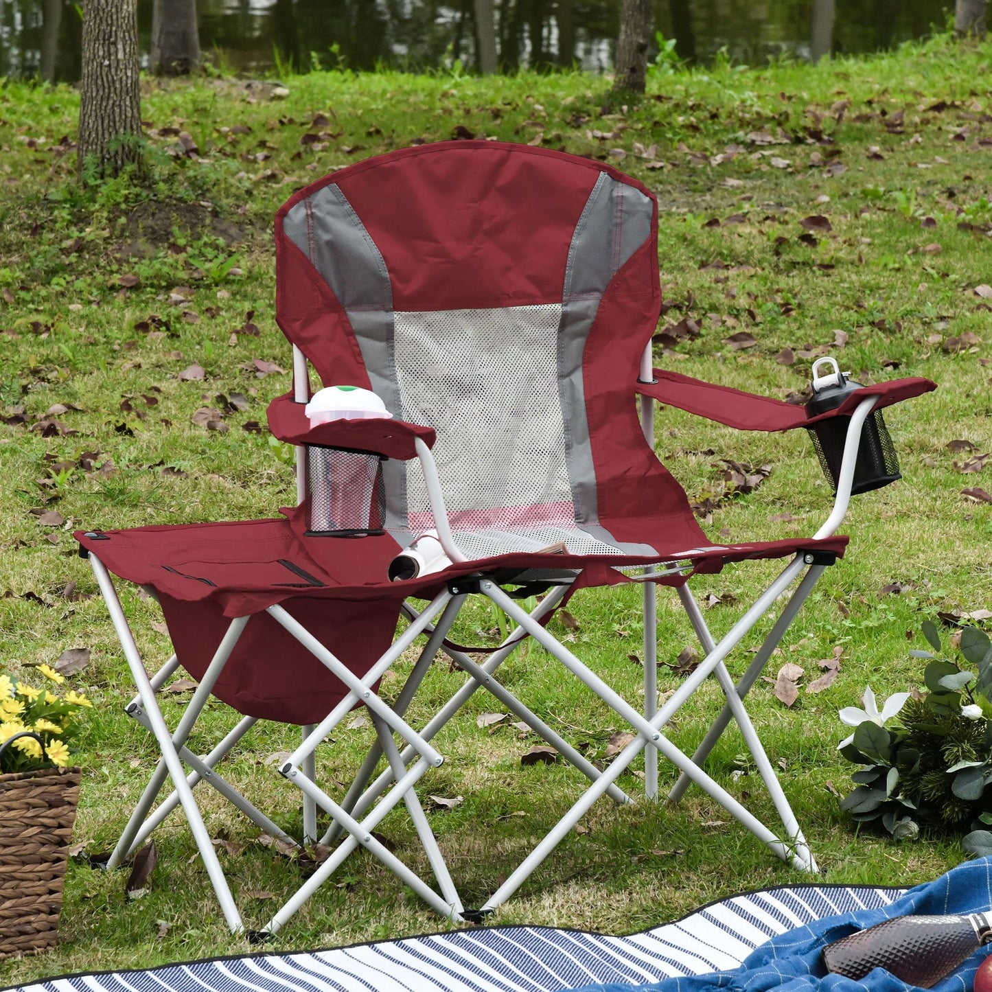 Folding Camping Chair w/ Insulation Bag