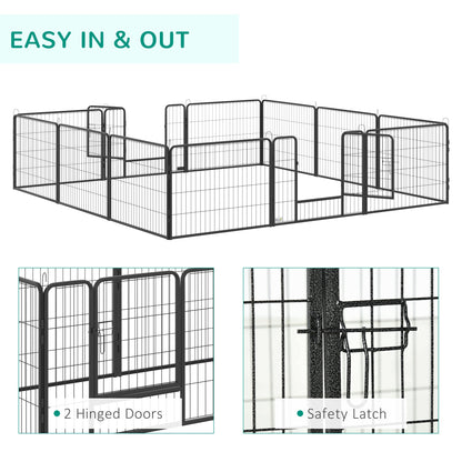 PawHut Heavy Duty Puppy Play Pen