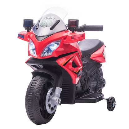 Kids 6V Electric Pedal Motorcycle Ride-On Toy Battery 18-48 months Red