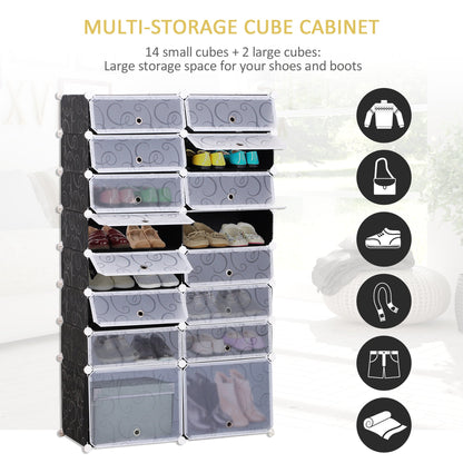 16 Cube Shoe Rack