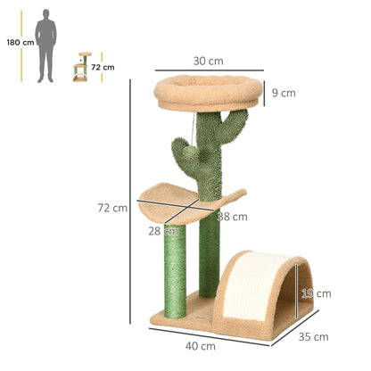 PawHut 72cm Cat Tree