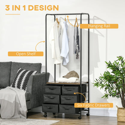 Industrial Hanging Clothes Rail