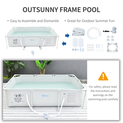 Steel Frame Pool with Filter Pump